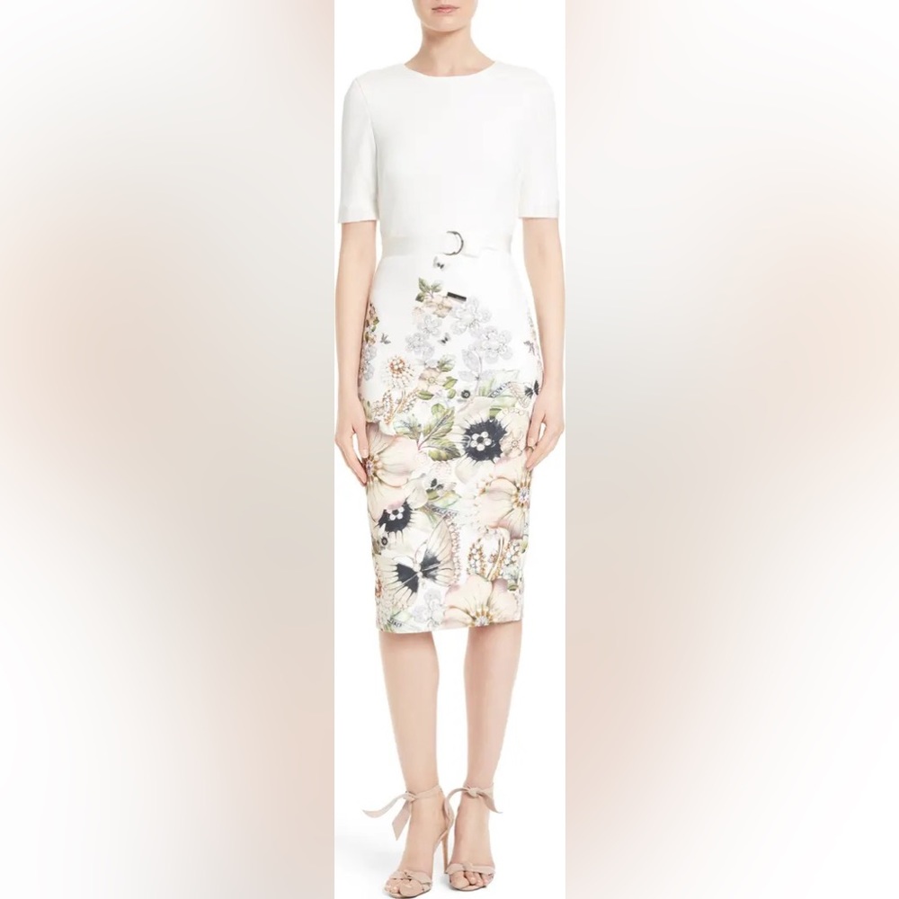 Ted Baker London Layli Sheath Dress Size 5 (US Size 12)